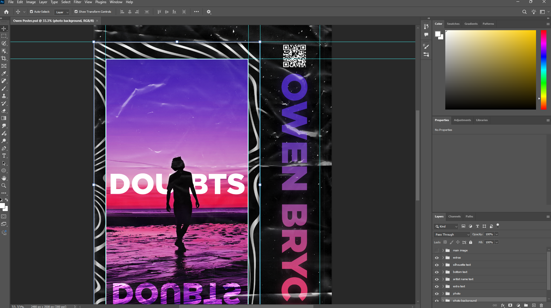 Photoshop workflow example